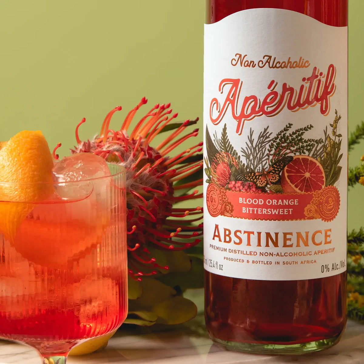 Abstinence Blood Orange Aperitif 0% 750ml DRS