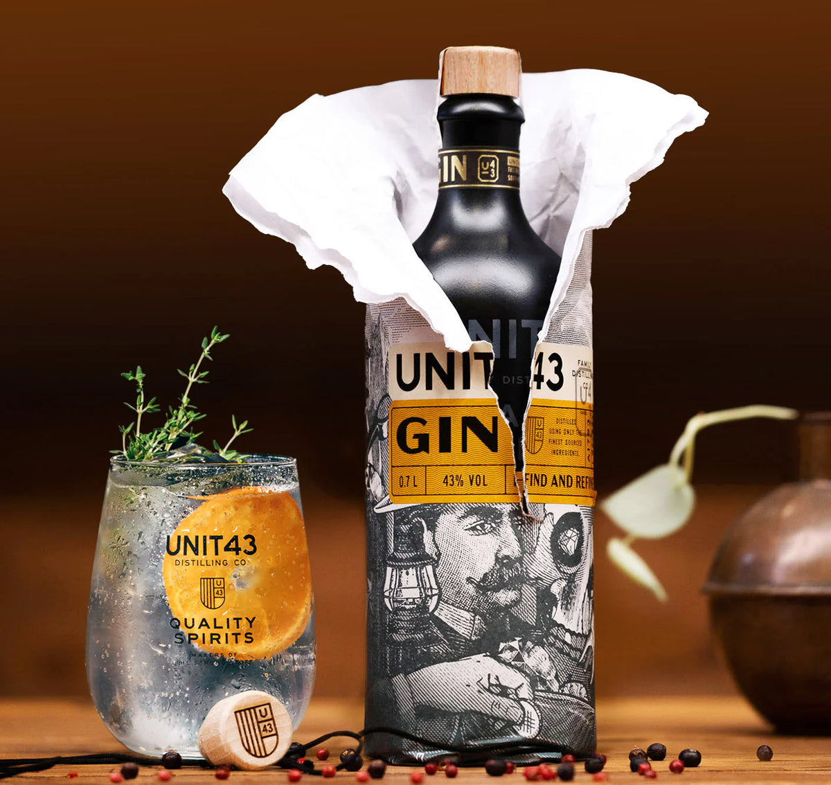 Unit 43 Gin 700ml 43%