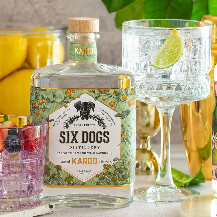 Six Dogs Karoo Gin 700ml 43%