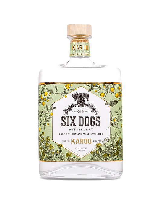 Six Dogs Honey Lime Gin, 750ml, 43%