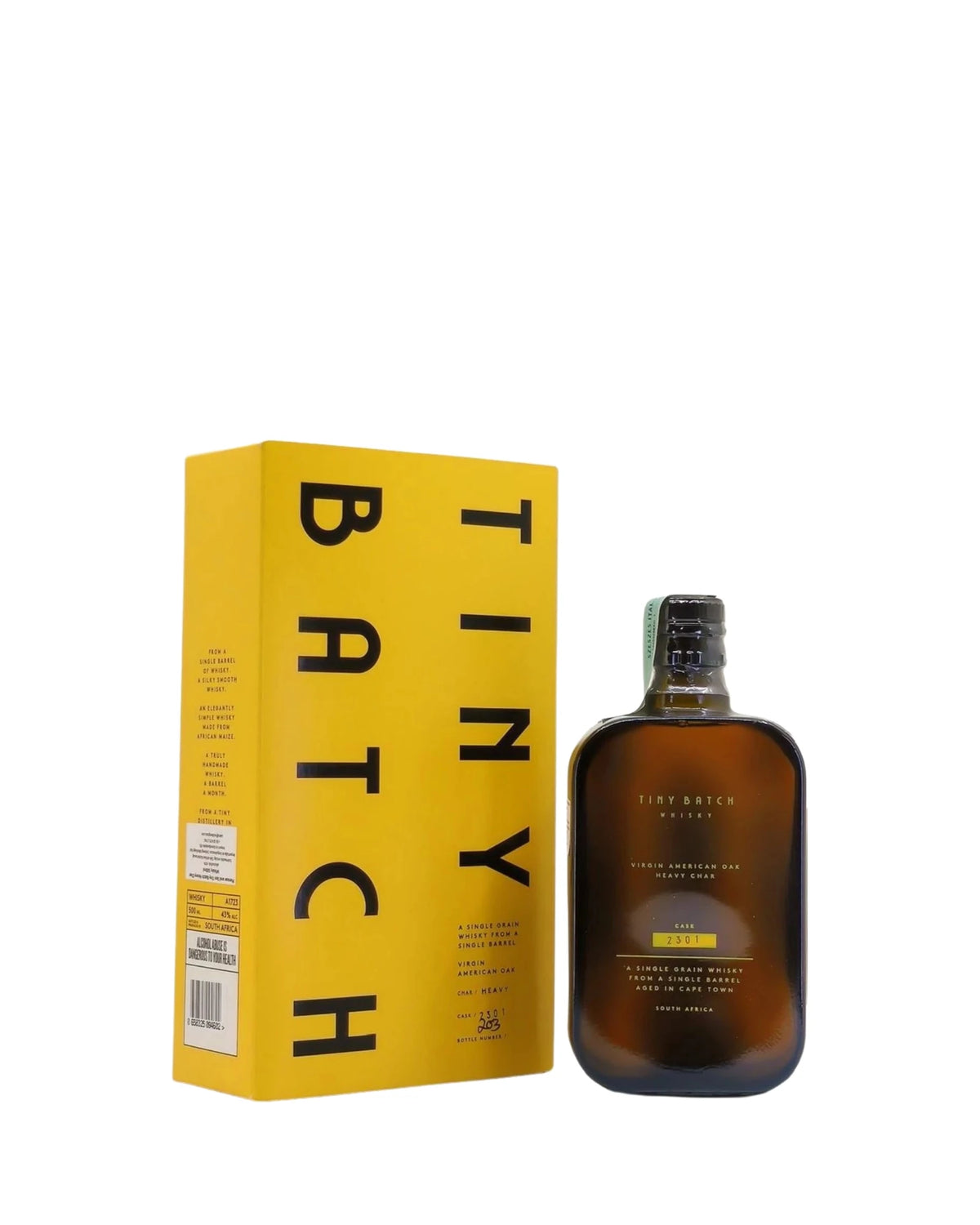P&S Tiny Batch Heavy Char Whisky 500ml 43%