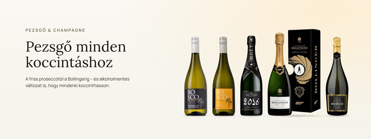 Pezsgő minden koccintáshoz: a friss proseccótól a Bollingerig, és alkoholmentes változat is.