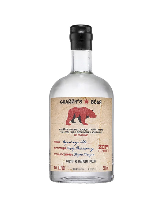 Granny's Bear Sipping Vodka (1L | 43%) DRS