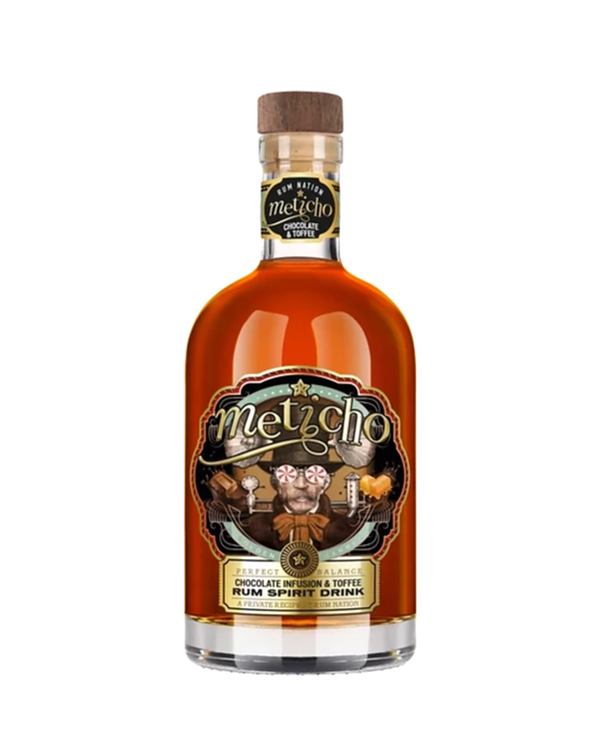 Rum Nation Meticho Choc. Toffee Rum 700ml, 40% DRS