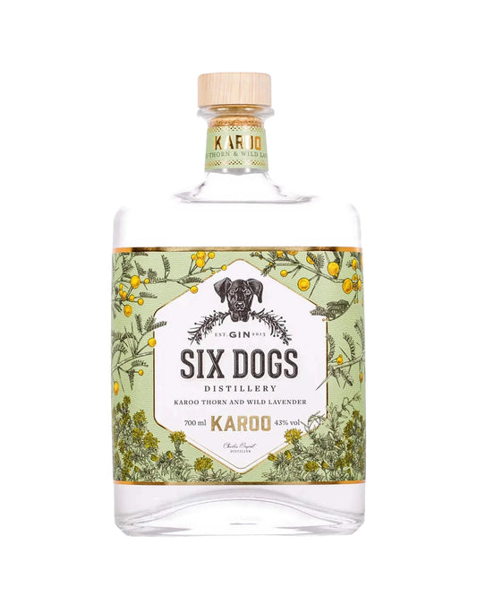 Six Dogs Karoo Gin 700ml 43%