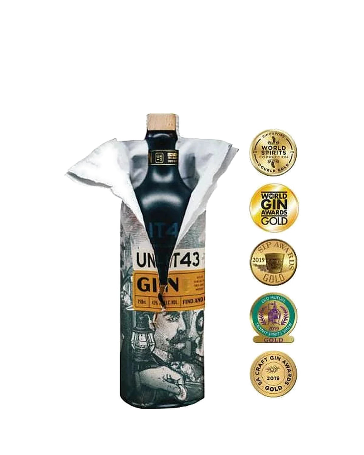 Unit 43  Gin 700ml 43%
